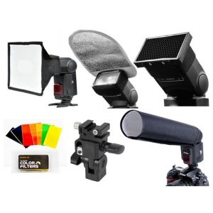 GODOX SA-K6 6 IN 1 SPEEDLITE ACCESSORIES KIT SOFTBOX FILTER REFLECTOR DIFFUSER