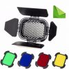 GODOX BD-07 BARNDOOR KIT WITH 4 COLOUR GELS FOR AD200 SPEEDLIGHT HEAD