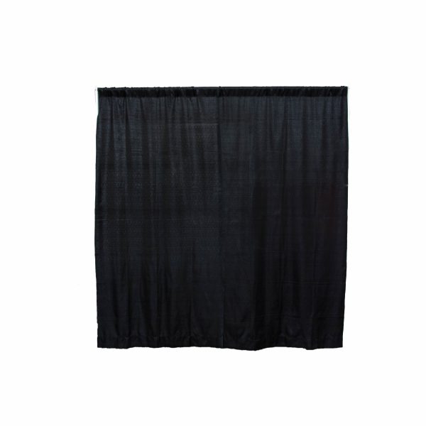 Black Muslin Backdrop