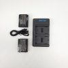 Dual Charger and 2 Battery Kit for Sony NP-FZ100