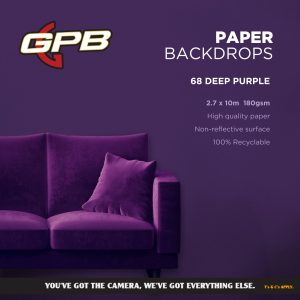 Selens Deep Purple Paper Backdrop