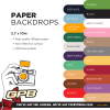 Selens Paper Backdrops all colours