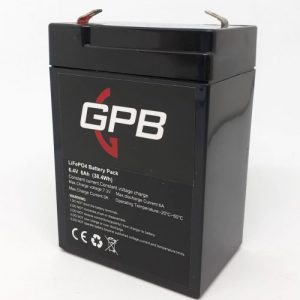  GPB 6.4V 6Ah LiFePO4